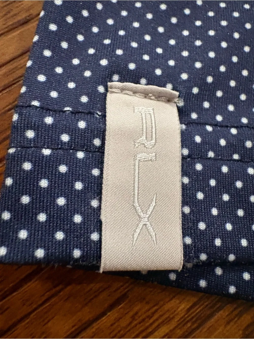 RLX Ralph Lauren Golf Polo Shirt Navy White Dot Print Men’s Large